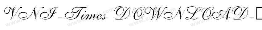 VNI-Times DOWNLOAD字体转换
